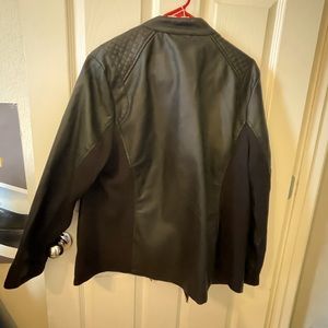 Faux Leather black